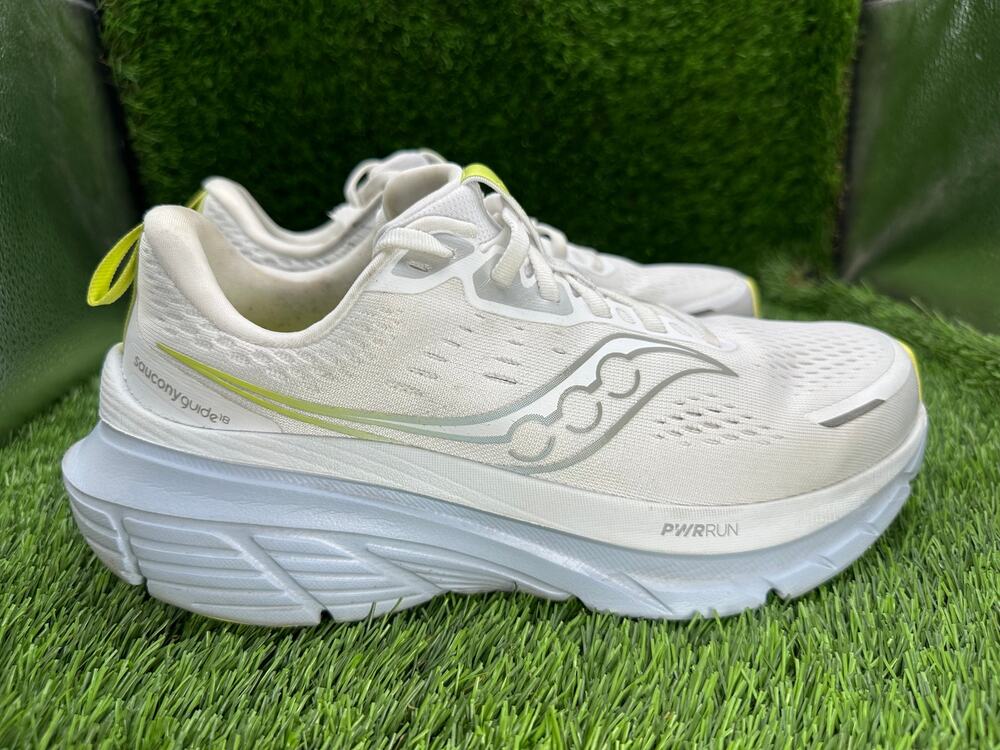 Saucony Guide 18 S10999-151 Athletic Sneaker Women's 9W White Mesh Training Gym